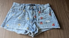 Excellent AEROPOSTALE Vintage High Rise Shorty Size 6 Jean Shorts