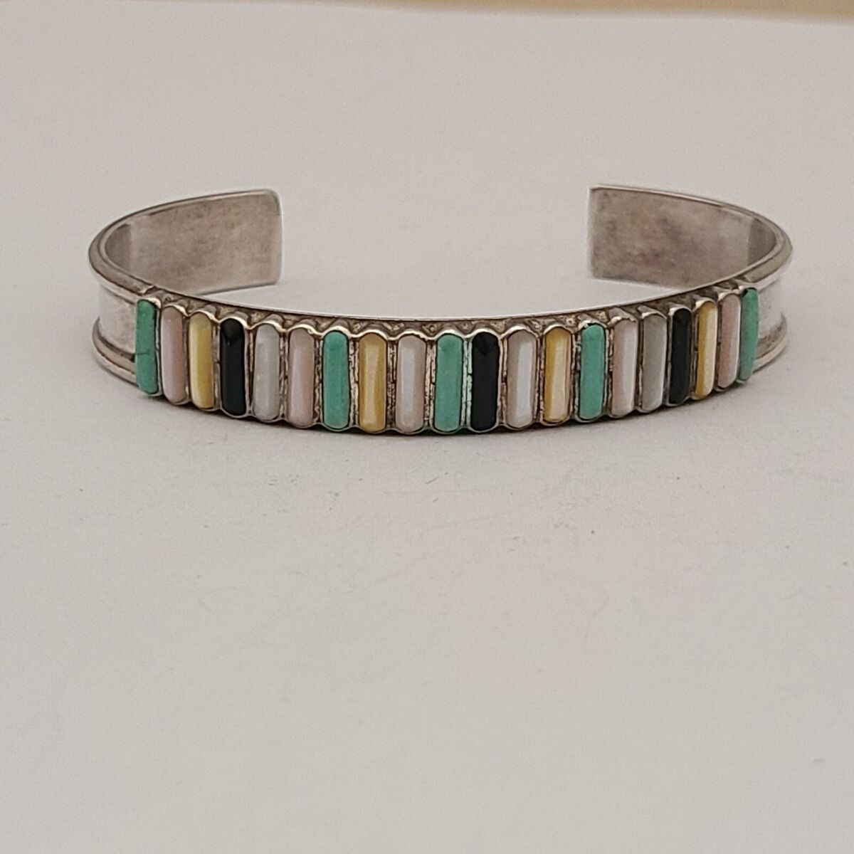 Very Rare Vintage Southwest Cats Sterling Silver Bracelet Cuff Old Very Rare Vintage Southwest Cats Sterling Silver Bracelet Cuff Old