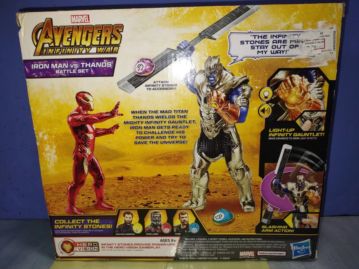 Marvel Avengers: Infinity War Iron Man vs. Thanos Battle Set 