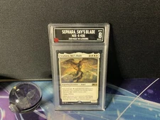 TCCG 8 PSA 8 Sephara, Sky's Blade ~ Near Mint Core 2020 M20 MTG Graded Commander