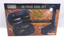 American Builder 26 Piece Tool Set With Build In Telescopic Flashlight 