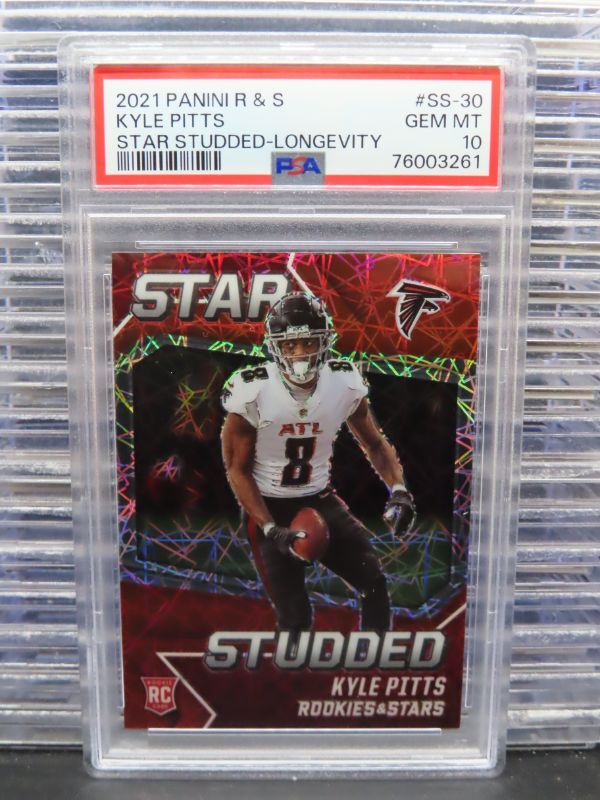 Kyle Pitts Panini Rookies & Stars Star Studded #SS30 Longevity