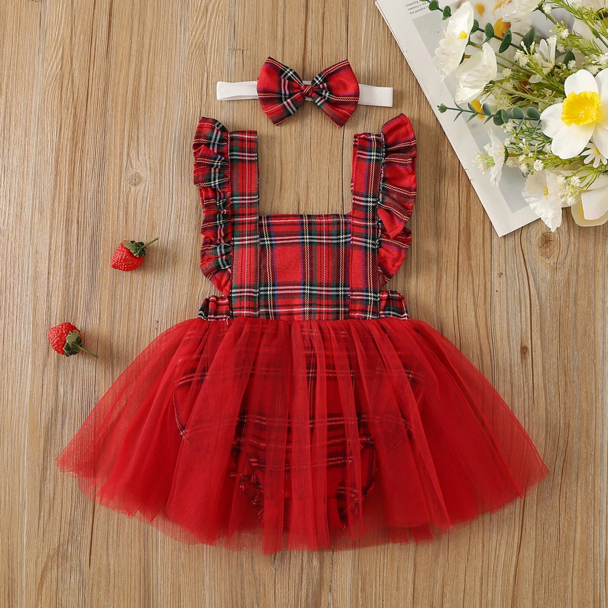Buffalo plaid tutu clearance dress