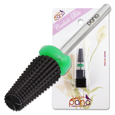 USA #1 PANA 5 in 1 Nail Carbide Bit - Black - Coarse Grit 3/32''