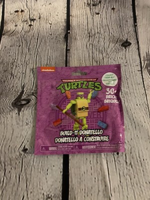 Brand New Nickelodeon TMNT 2022 JUST PLAY BUILD-IT Donatello SEALED Lego Type