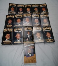 lot of 15 dean martin celebrity roasts VHS w/ bonus 12 are new in plastic