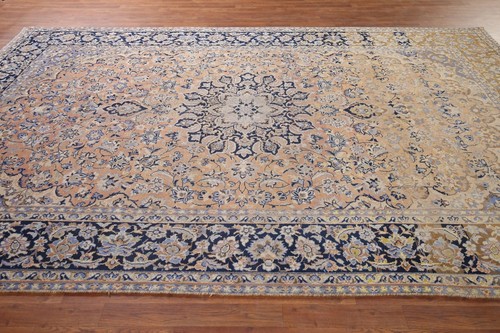 Traditional Wool Floral Vintage Area Rug 8x12 Handmade Living Room Carpet - Picture 12 of 18