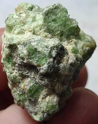 Rare Green garnet cluster - Ambar Momand agency,kpk, Pak.