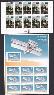 Scott #3782-3783 Plate Block of 10 & Sheet of 10 Stamps - MNH