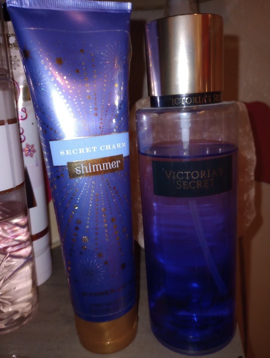 Victoria's Secret Secret Charm 5oz Shimmer Lotion and 8.4oz