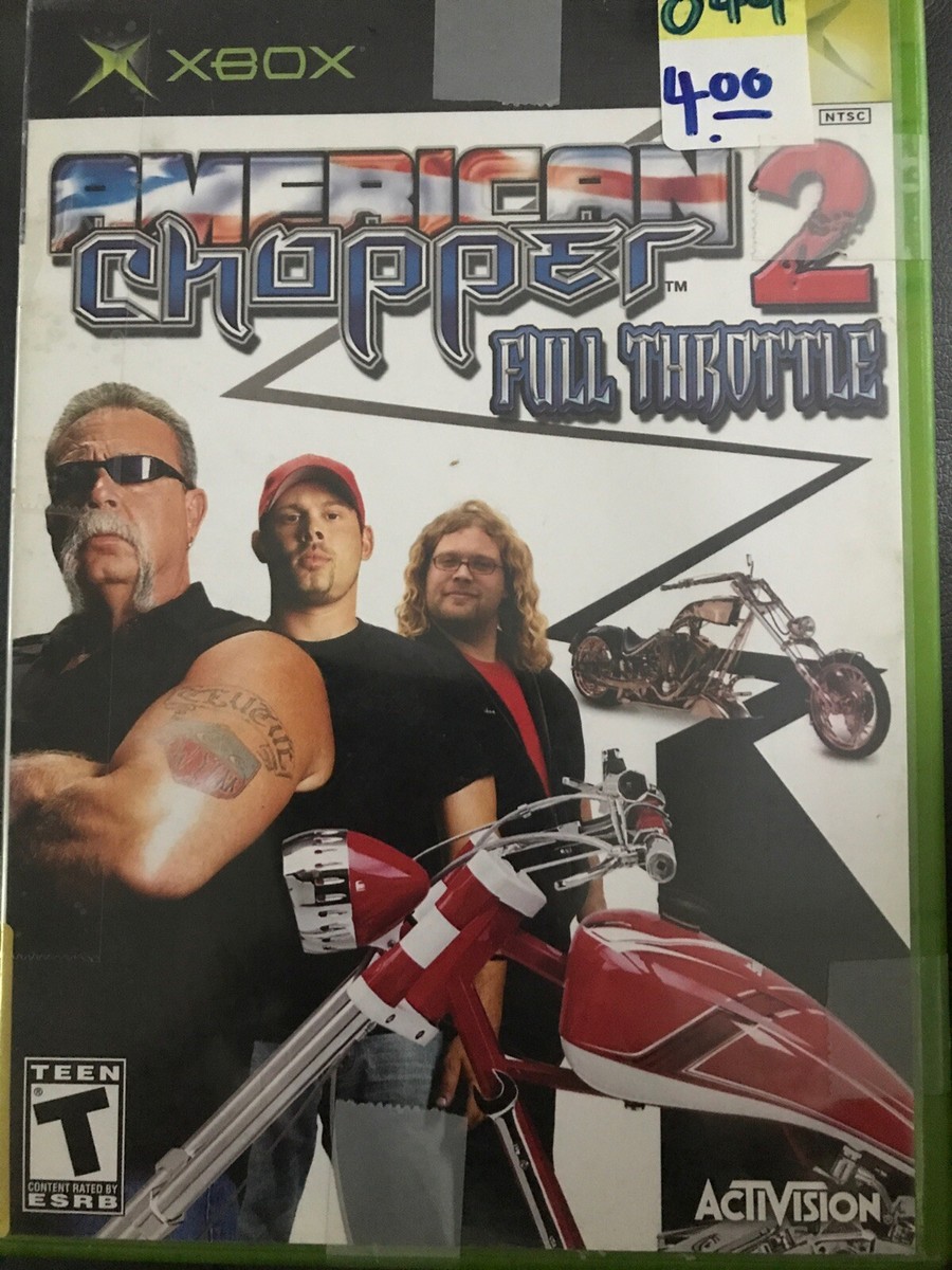 American Chopper Full Throttle XBOX Game 47875751354|