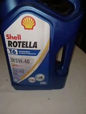 Shell Rotella T6 Full Synthetic 5W-40 Diesel Engine Oil (1-Gallon, Single Pack)