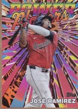 2025 Topps Series 1 Celebration Jose Ramirez Power Players Orange #22/25 PP-22