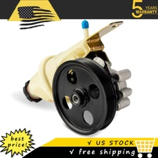Power Steering Pump w/ Pulley Reservoir for Dodge Durango Dakota 2000-2004 4.7L