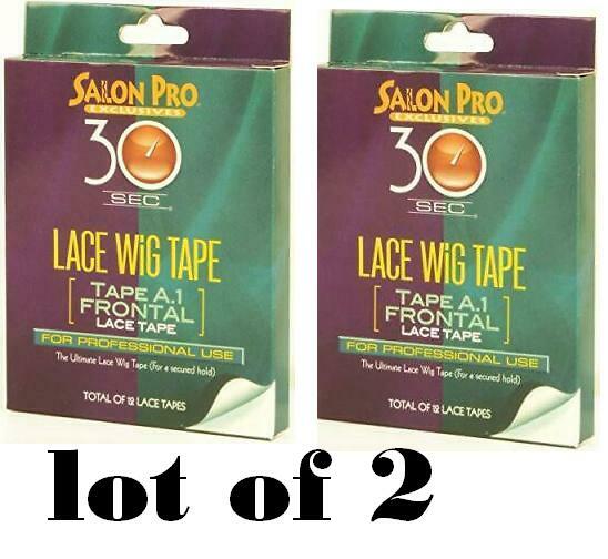 [Salon Pro] 30 Sec Tape A.1 Frontal, Lace Wig Tape Lot of 2 eBay