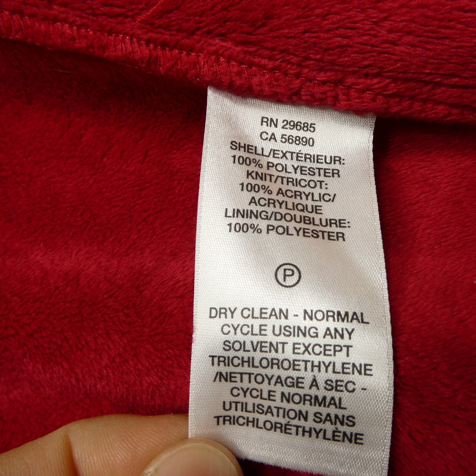 Pendleton Softshell Jacket Womens M Red Fleece Li… - image 4