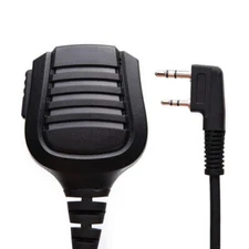 TYT 2 Pin PTT Remote Waterproof Speaker Mic Microphone for TYT MD-380 TH-UV8000D