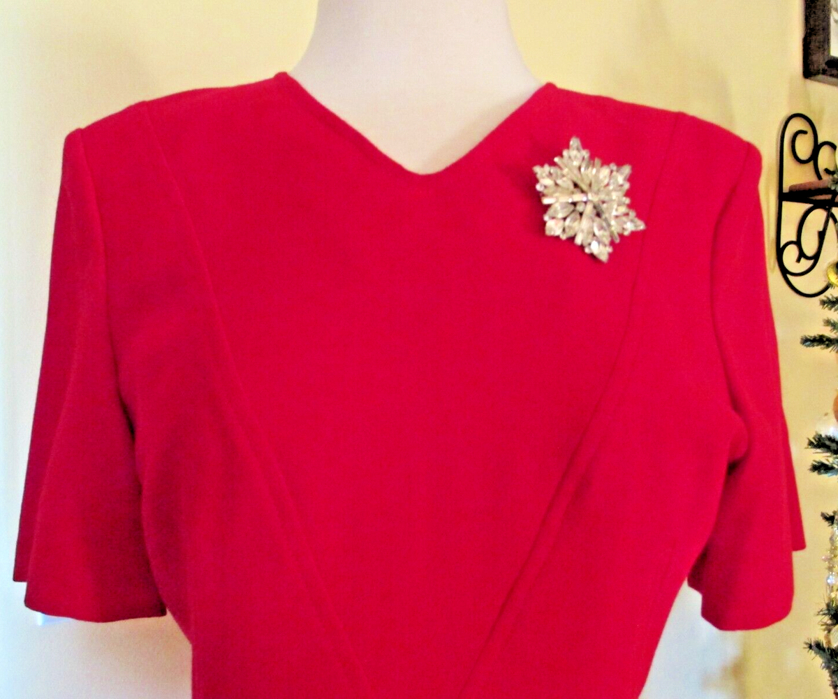 VTG ~JAEGER Women's red dress ~ short sleeve lined 100% wool size 10 US 12 UK | eBay VTG ~JAEGER Women's red dress ~ short sleeve lined 100% wool size 10 US 12 UK | eBay