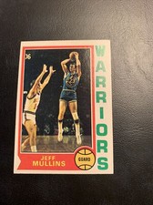 #123 Jeff Mullins 1974-75 Topps Cb12-2.   golden state warriors