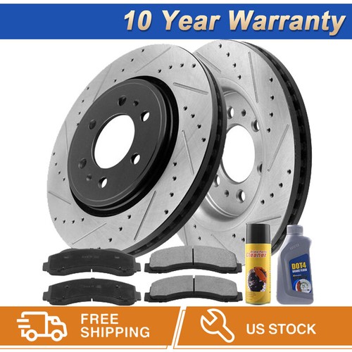 Front Brake Rotors & Brakes Pads for Ford F150 Expedition Lincoln