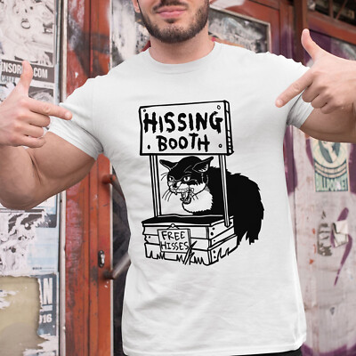 Cat Hissing Booth Free Hisses Shirt, Funny Hissing Booth Kitten Kitty Cat Shirt