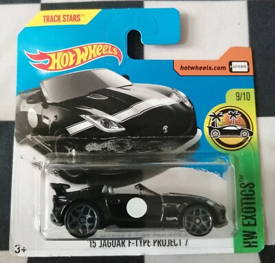 2017 Hot Wheels 15 Jaguar F-Type Project 7 HW Exotics Short Card 141/365 #9/10