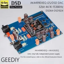 AK4499EXEQ+AK4191EQ Audio DAC Decoder RCA Output I2S/DSD 32bit 1536KHZ DSD1024