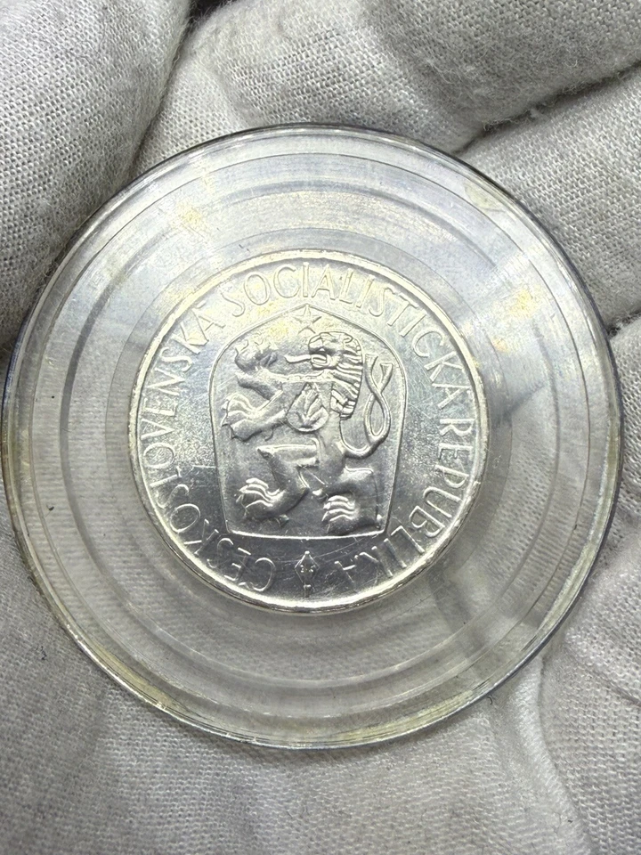 Czechoslovakia 10 Korun ND(1965) Silver KM#58 Proof In Original Mint Capsule F2 - Image 2 of 4