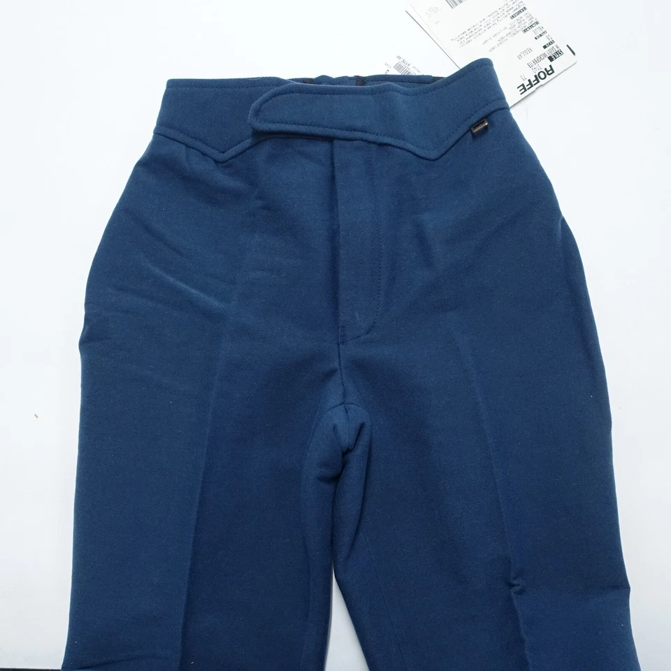 Pantalones de esquí vintage Roffe estribo para mujer 8 azul marino elásticos senderismo al aire libre Y2K Foto 3 de 4