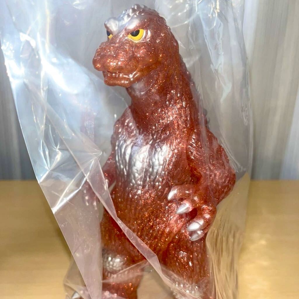 2025，得価】 モスゴジ レッドラメ ソフビ GODZILLA sofvi GIGABRAIN