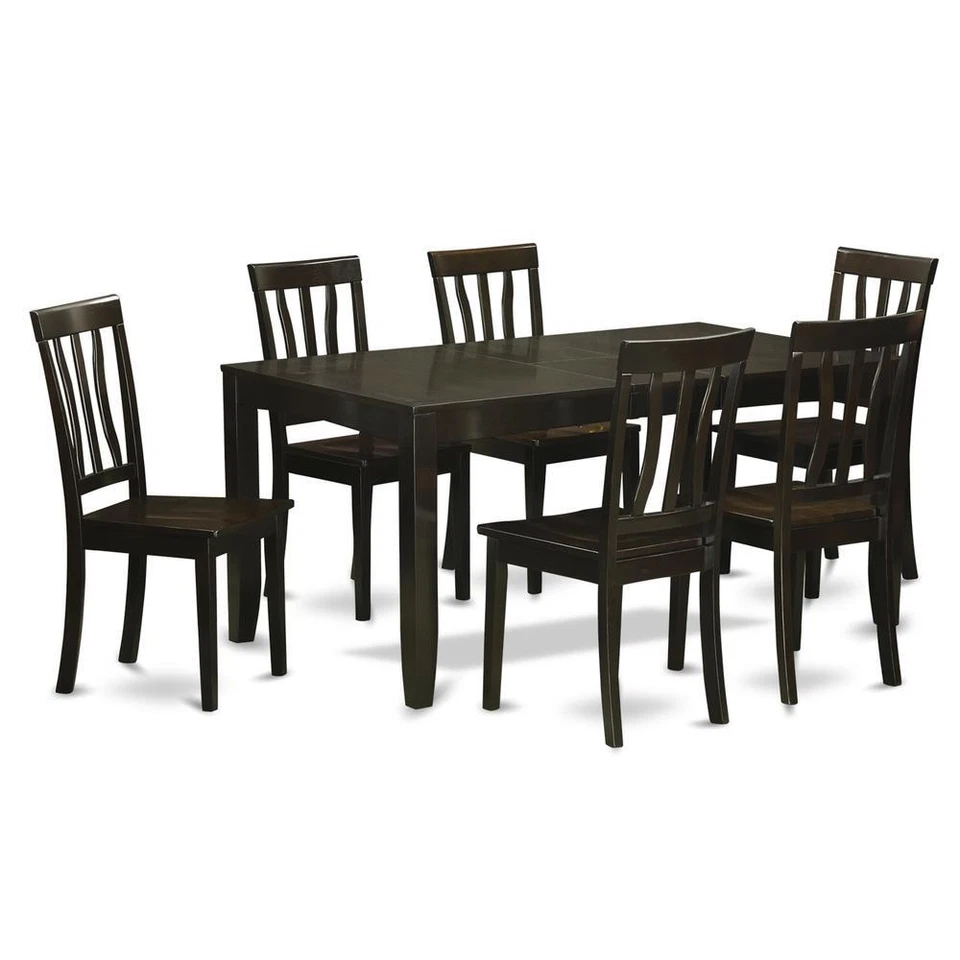 7  Pc  Dining  room  set  for  6-Dining  Table  with  Leaf  and  6  Kitchen ... - Image 4 of 4