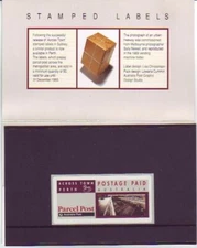 Parcel Post - Stamped Labels (2no. AP PP's) 1991  (CV $18)