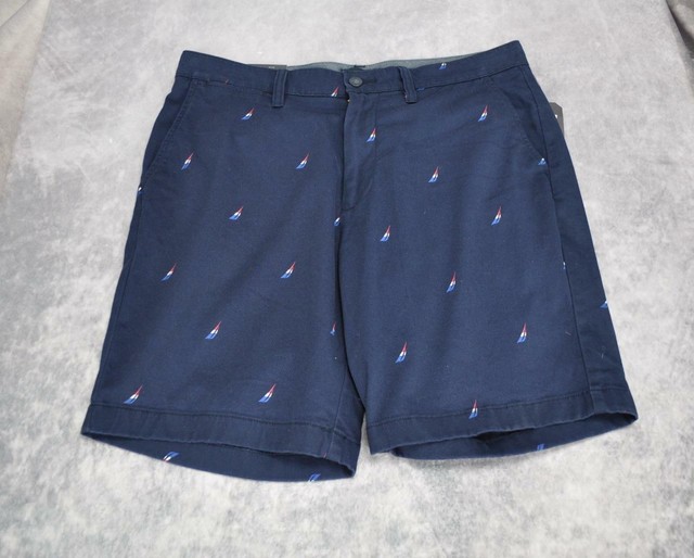 navy blue nautica shorts