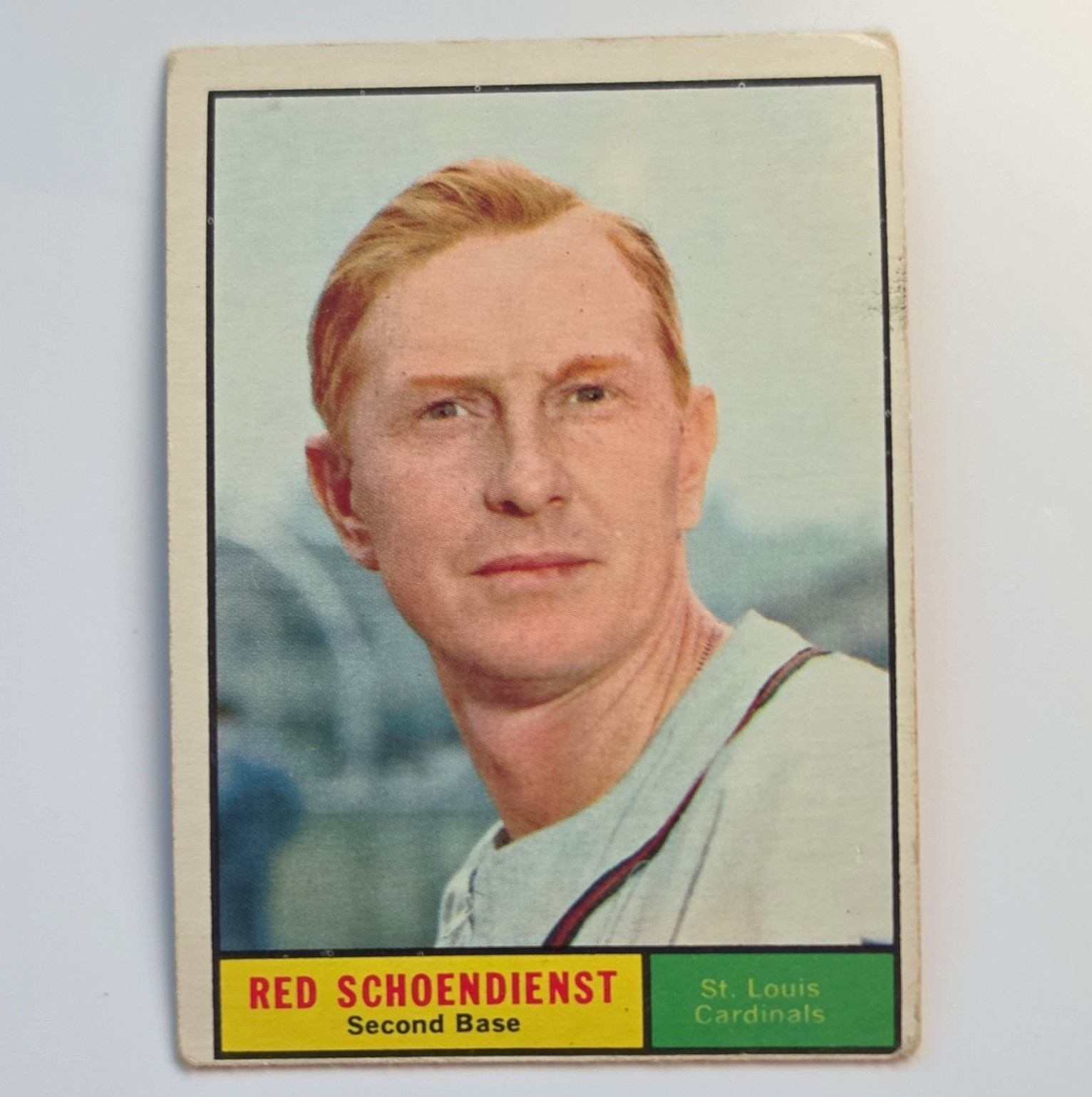 Topps 1961 Topps #505 Red Schoendienst St. Louis Cardinals Base Set