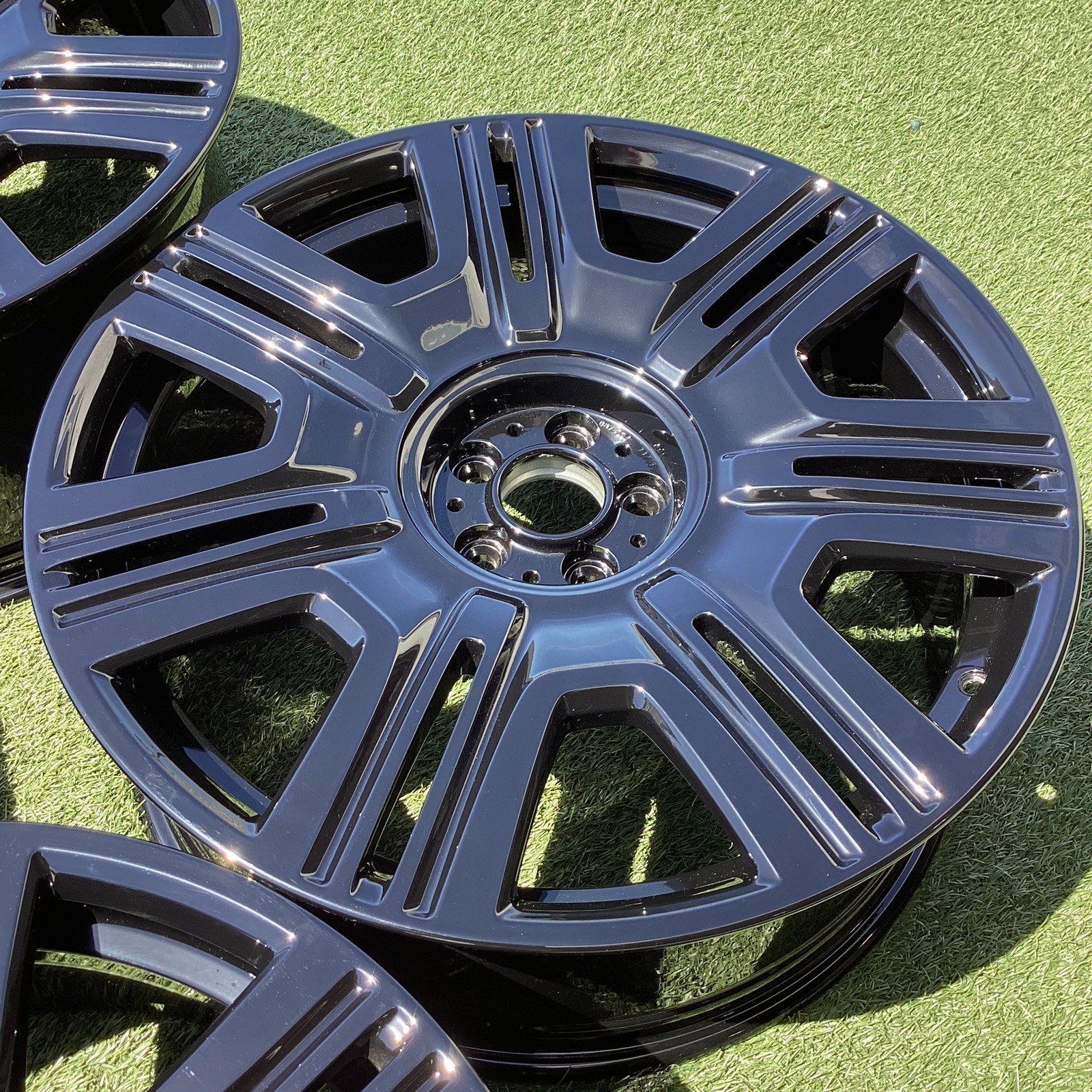 22” Rolls Royce Cullinan Wheels Rims OEM Set Of 4 Gloss Black