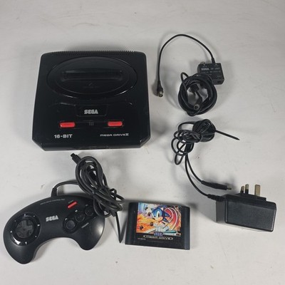 Sega Mega Drive II 2 Konsole Bundle mit Controller, Netzteil & Sonic Spin Ball Spiel