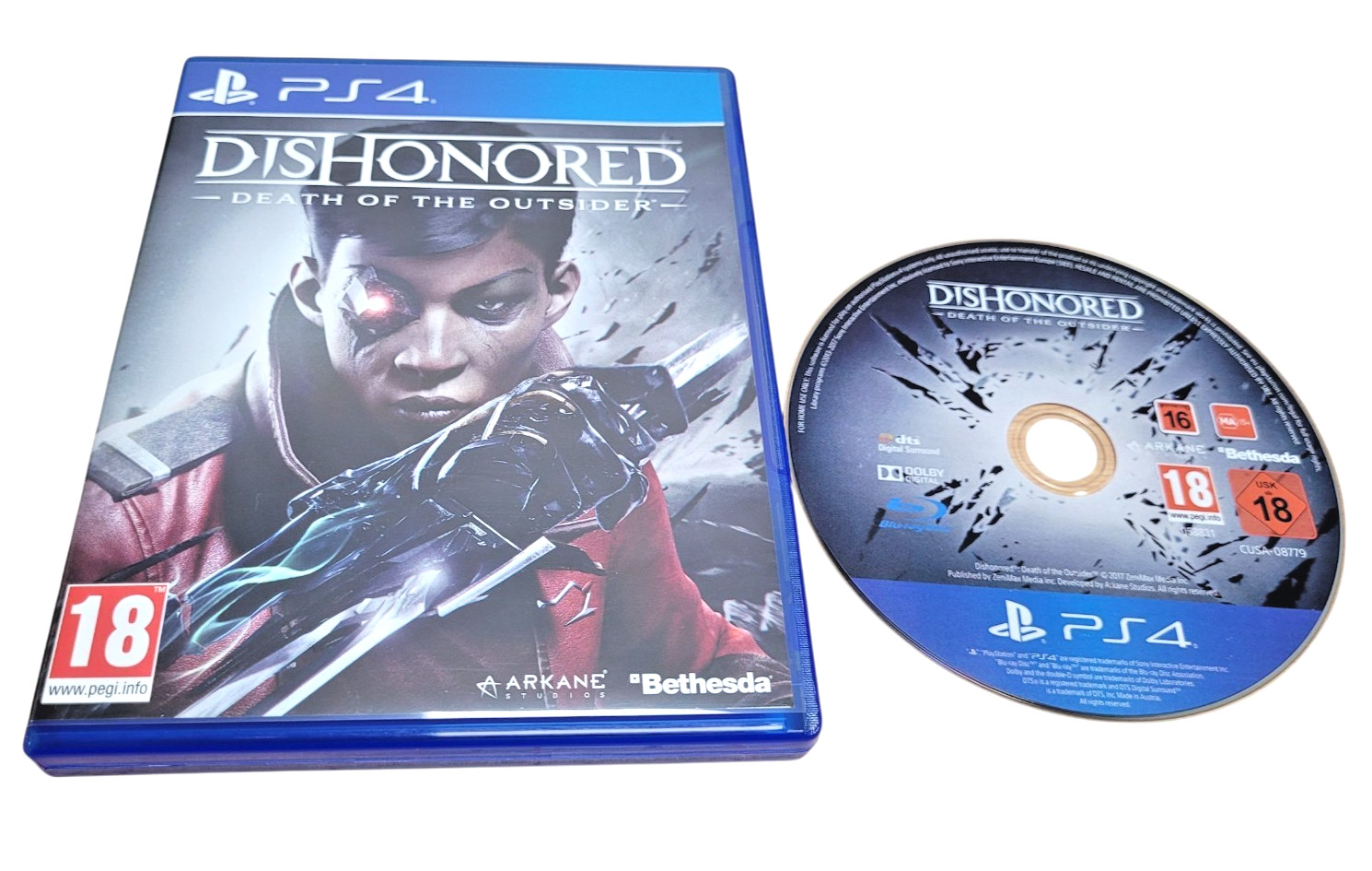 Dishonored Death Of The Outsider PS4 Mint Disco Inscatolato PS5 Compatibile