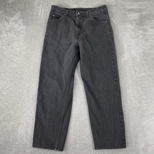 Vintage Levi's 550 Jeans Mens 31x28 Black Orange Tab 1996 Made USA