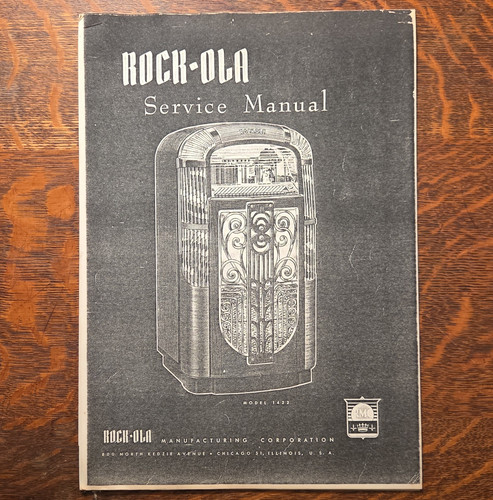 Rock-Ola 1942 Service Manual Model 1422 - Rock-Ola Manufacturing Corporation