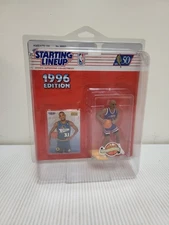 1996 Starting Lineup SLU Action Figure Extended Grant Hill - Detroit Pistons