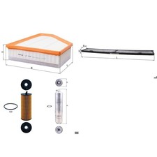 KNECHT FILTER-PAKET SET FILTERSET passend f�r BMW 1er E81 82 87 88 116-123d