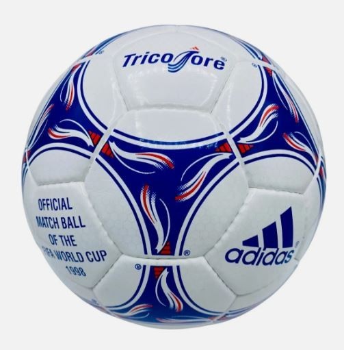 Tricolore Football Fifa World Cup 1998 Official Match Soccer Ball