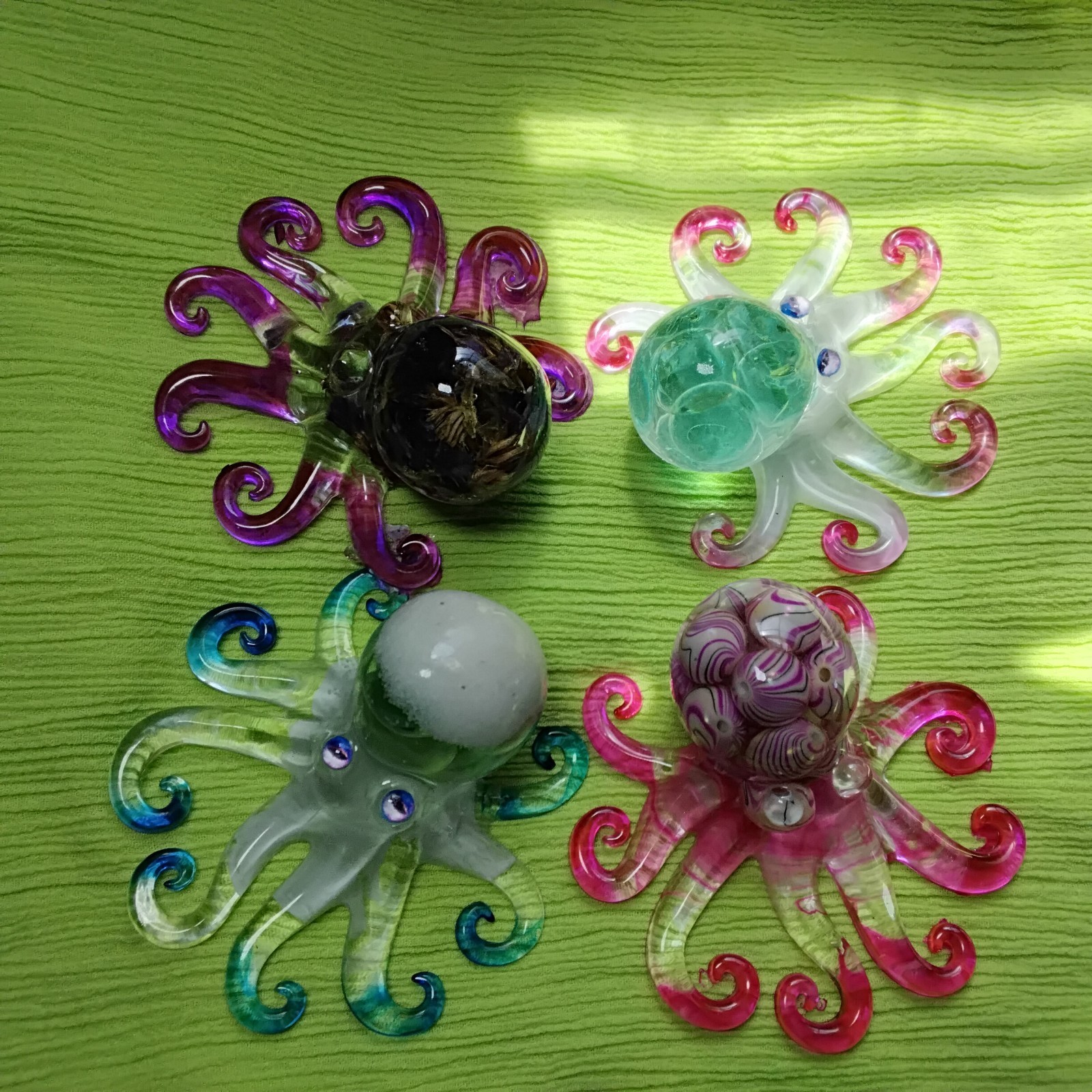 Handmade Octopus Resin Sculpture Variety of Colors for Home or office Decor