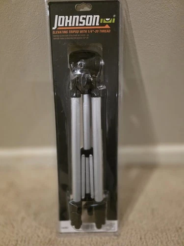 Johnson Level 40-6796 Elevating Tripod 16"-51" 1/4"-20 Thread NEW SEALED - product listing photo