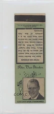 1938 Diamond Matchbooks - Musical Stars U24 Green Peter Van Steeden 0x3f