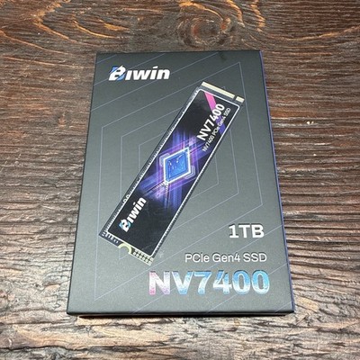 BIWIN Black Opal NV7400 1TB SSD Gen4x4, Read Speed up to 7450MB/s, NVMe M.2 2...