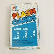 Vintage Milton Bradley Flash Cards Grades 1 And Up 4451 1980s Complete