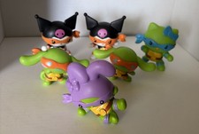 McDonalds Hello Kitty Teenage Mutant Ninja Turtles TMNT Happy Meal Toys Lot of 6