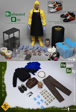 2x Breaking Bad 1/6 - Jesse Biohazard Boy CGL Toys + Mars Heisenberg Walt White