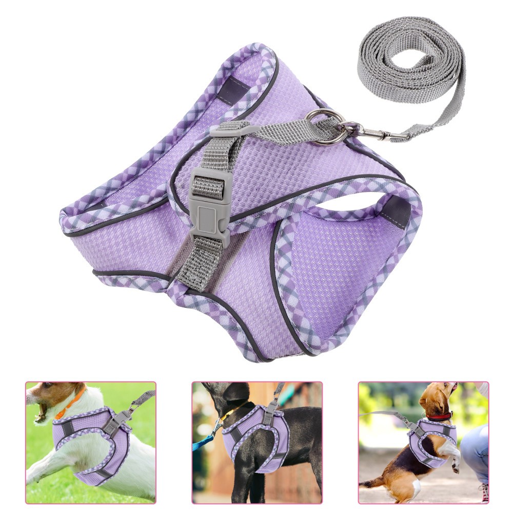 Set Guinzaglio e Imbracatura per Cuccioli Imbracature per Cani di Piccola Taglia Accessori foto 3